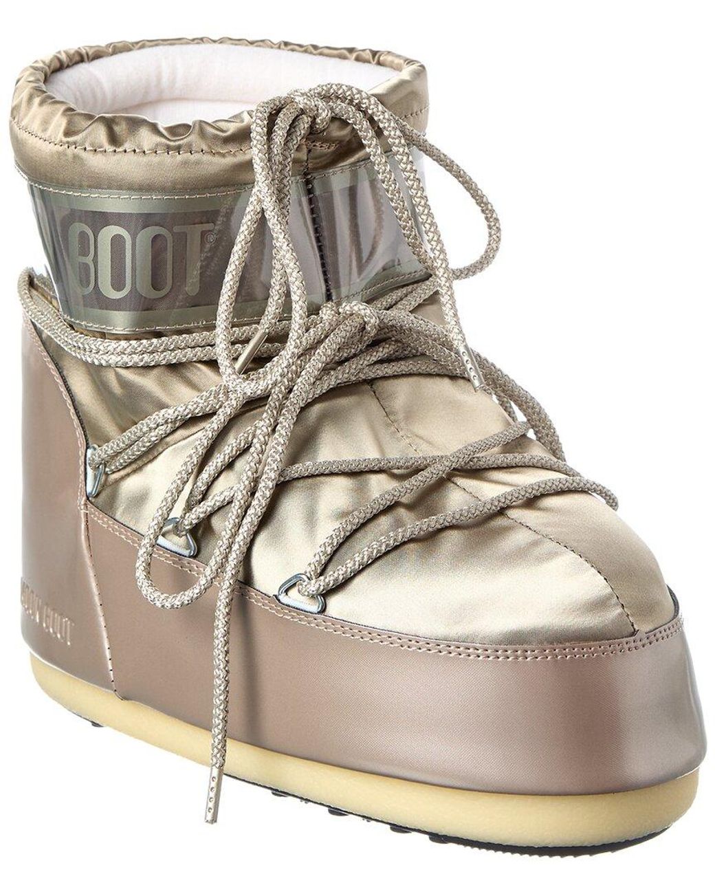 Moon Boot Icon Low Satin Boot | Lyst