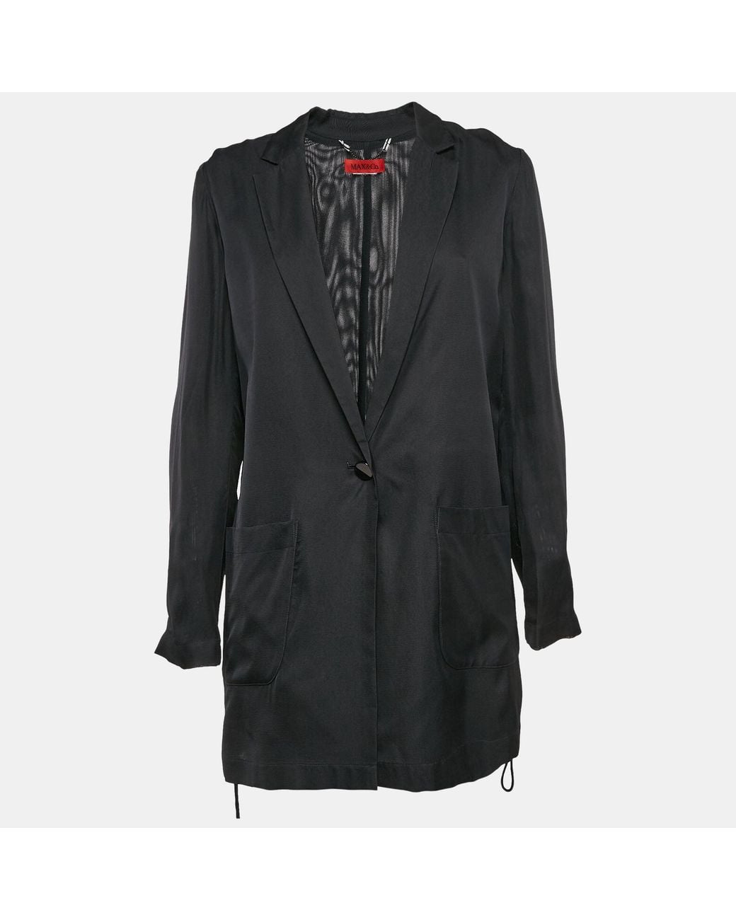 MAX&Co. Black Crepe Jacket
