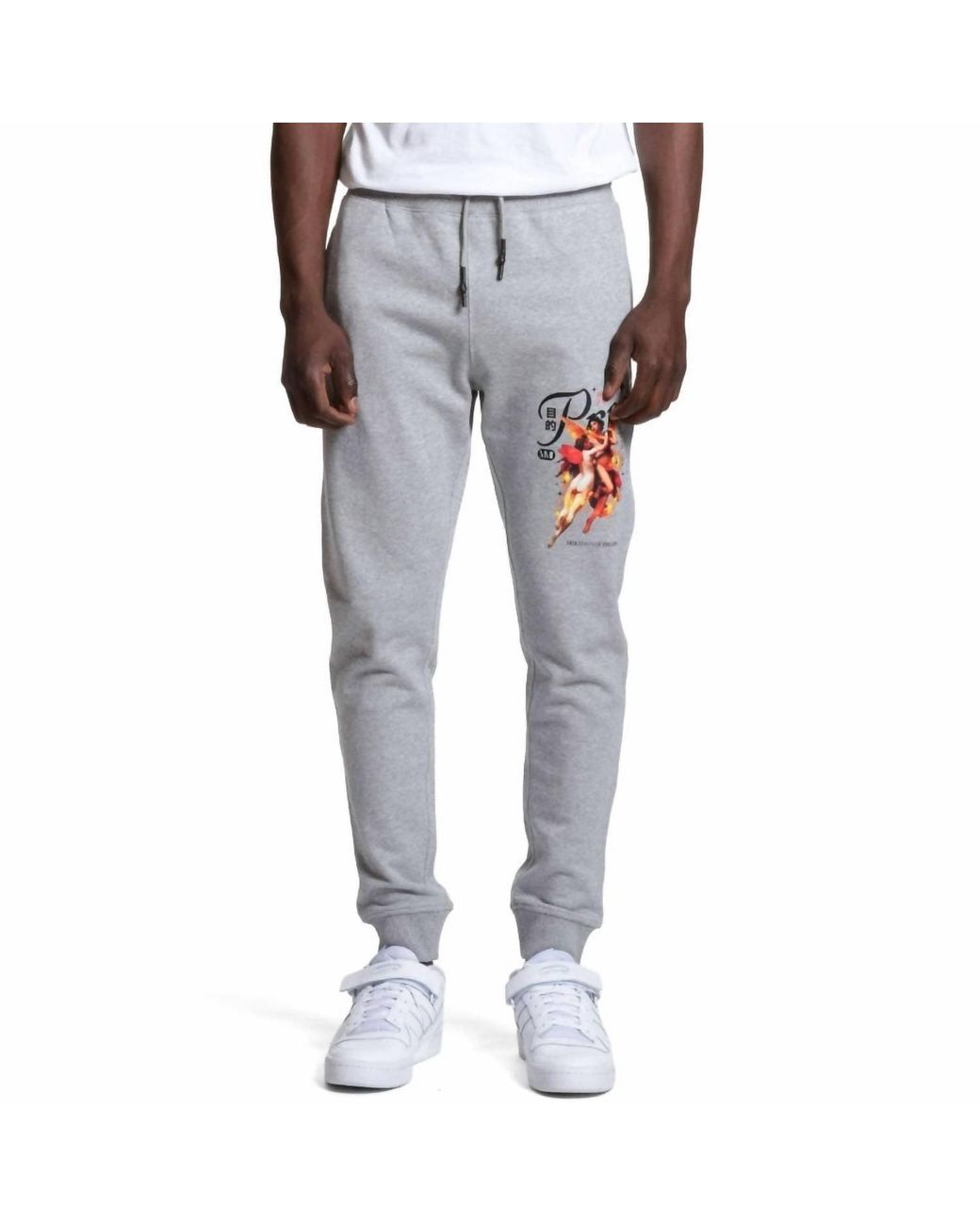 PRPS Gray Christine Joggers for men
