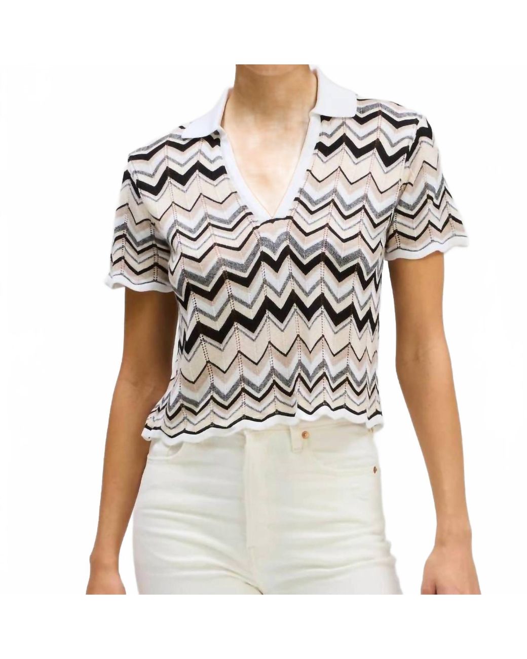 Allison Natural Shay Pullover Top