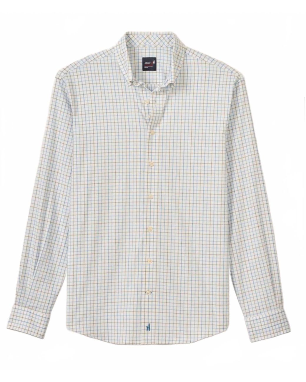 Johnnie-o White Everyday Performance Button Down Shirt for men