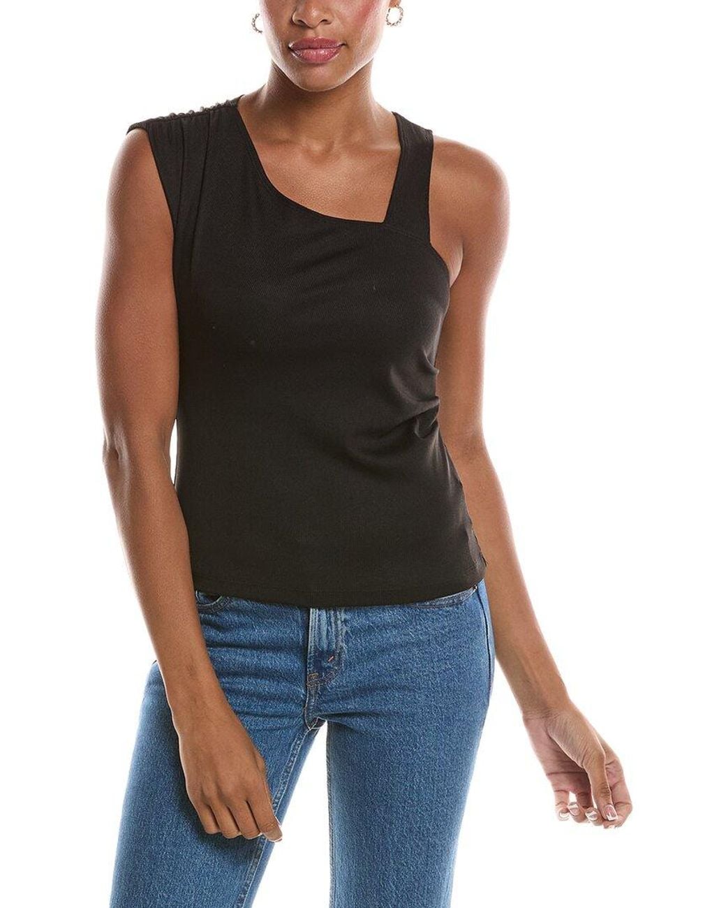 LNA Black Sebastian Angle Tank