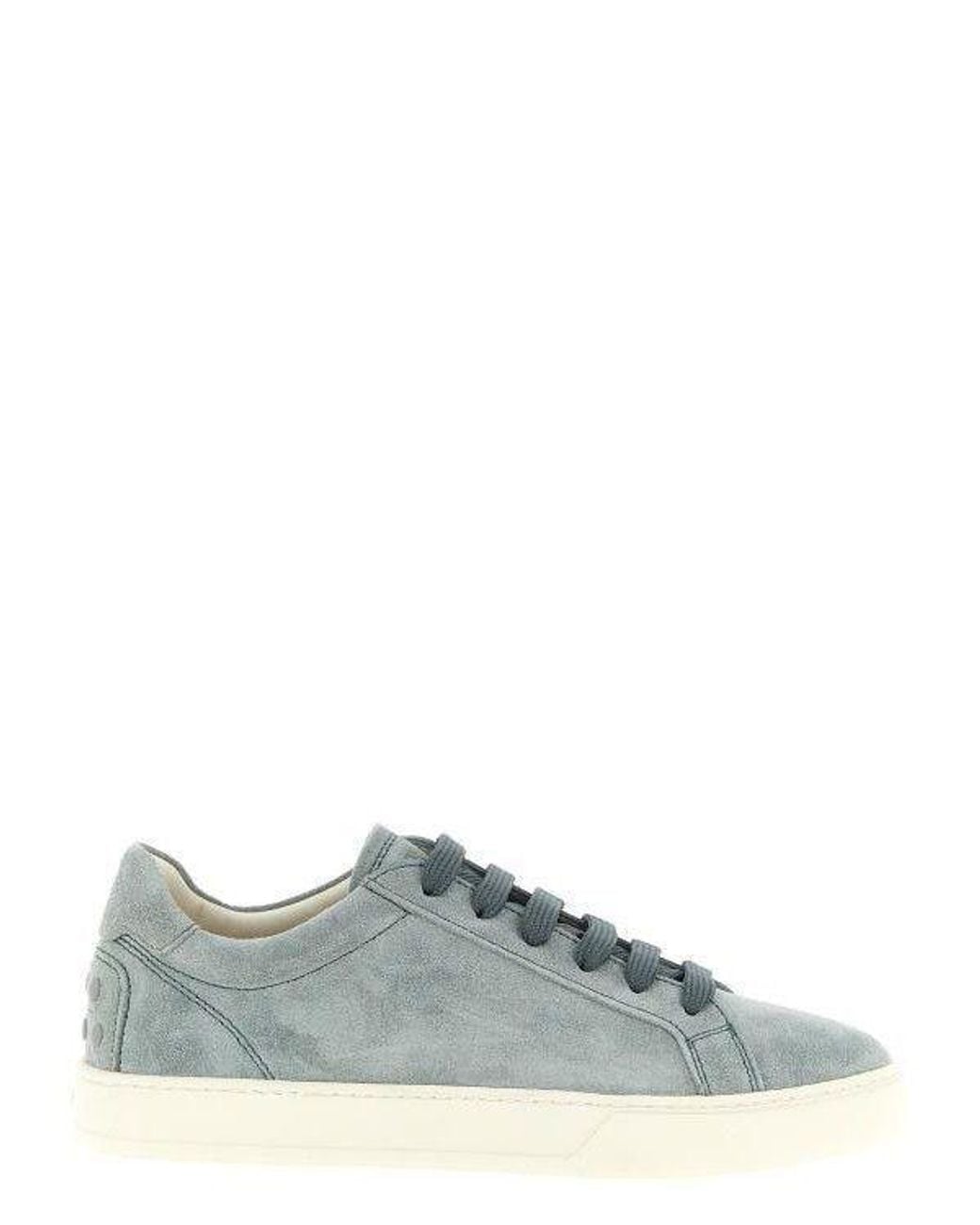 Tod's Green Suede Sneakers for men