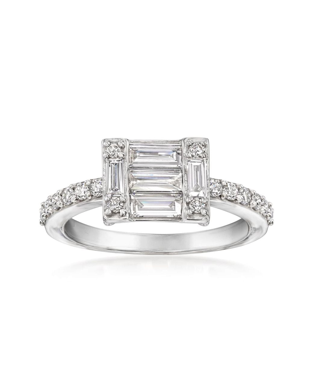 Ross-Simons Metallic Lab-Grown Diamond Ring