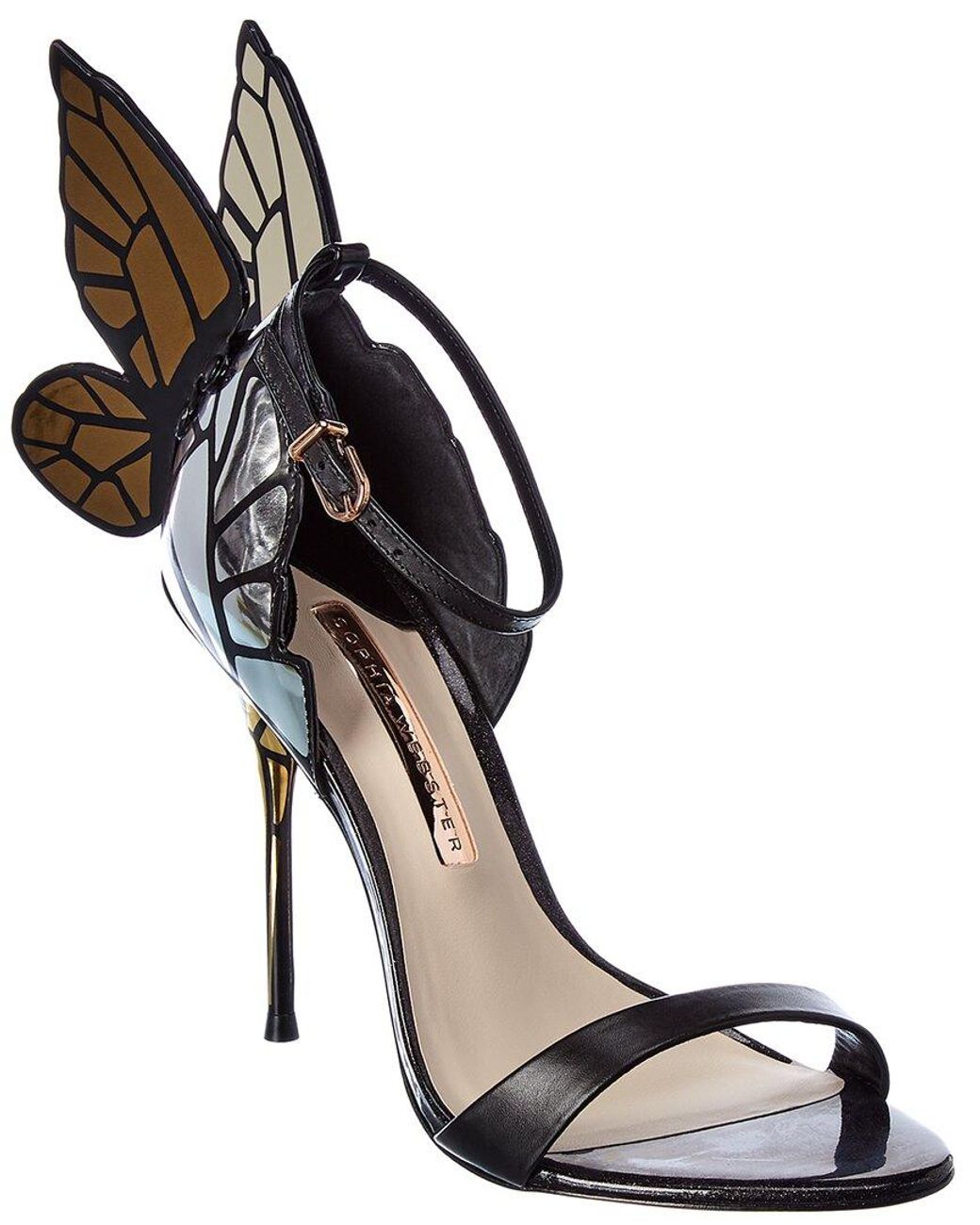 Sophia Webster Chiara Leather Sandal in Black Lyst