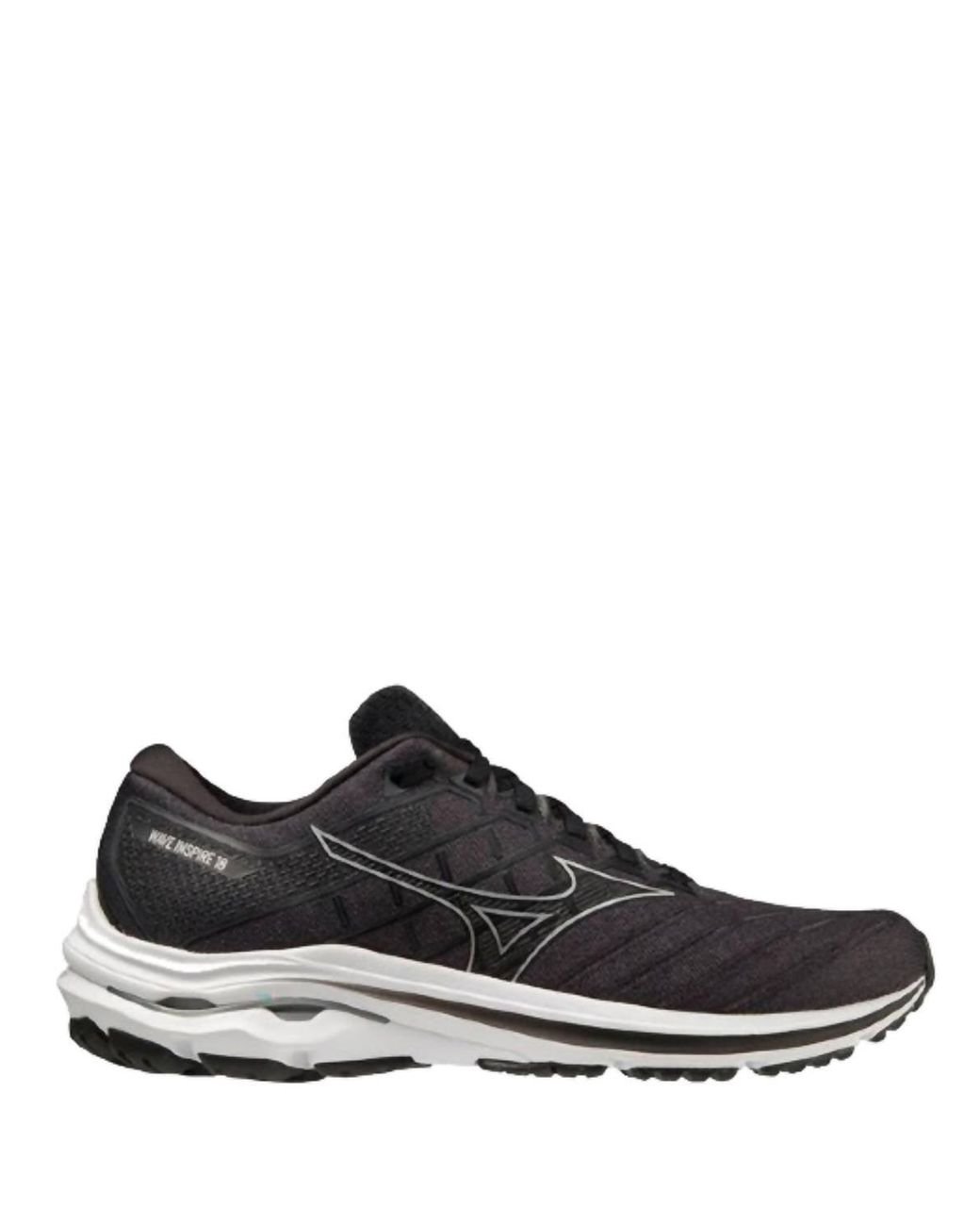 Mizuno Inspire 18 Running Shoes D medium Width In Black silver