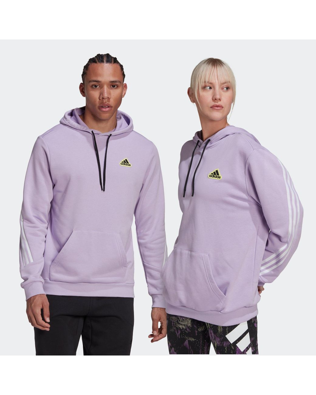 adidas Future Icons Hyperpulse Hoodie (gender Neutral) in Purple for Men |  Lyst