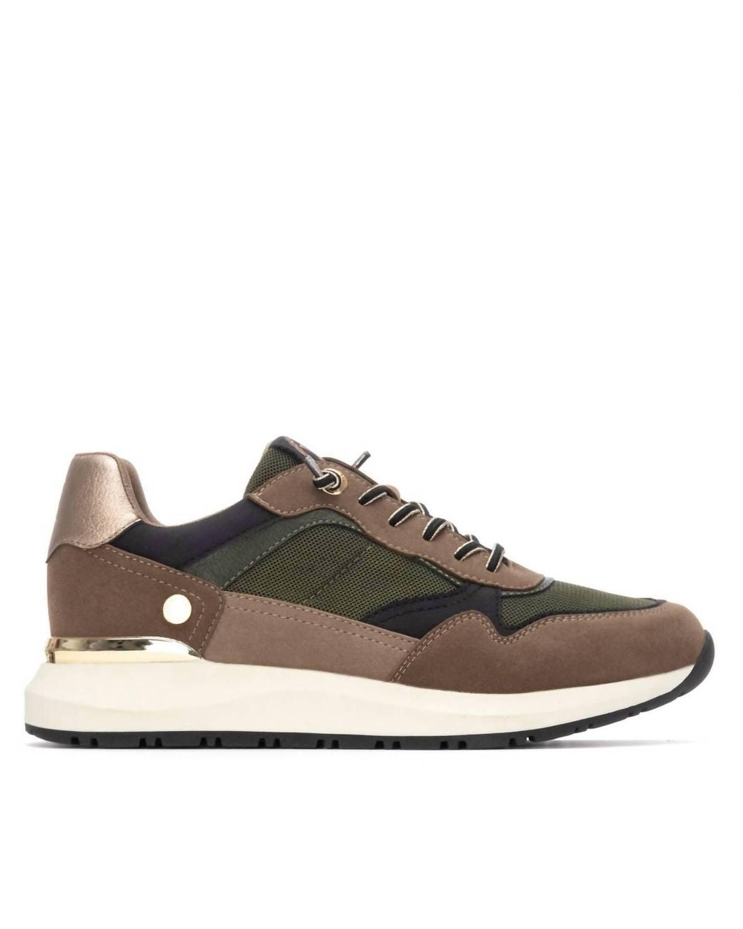 Xti Brown 144206 Round Toe Sneakers