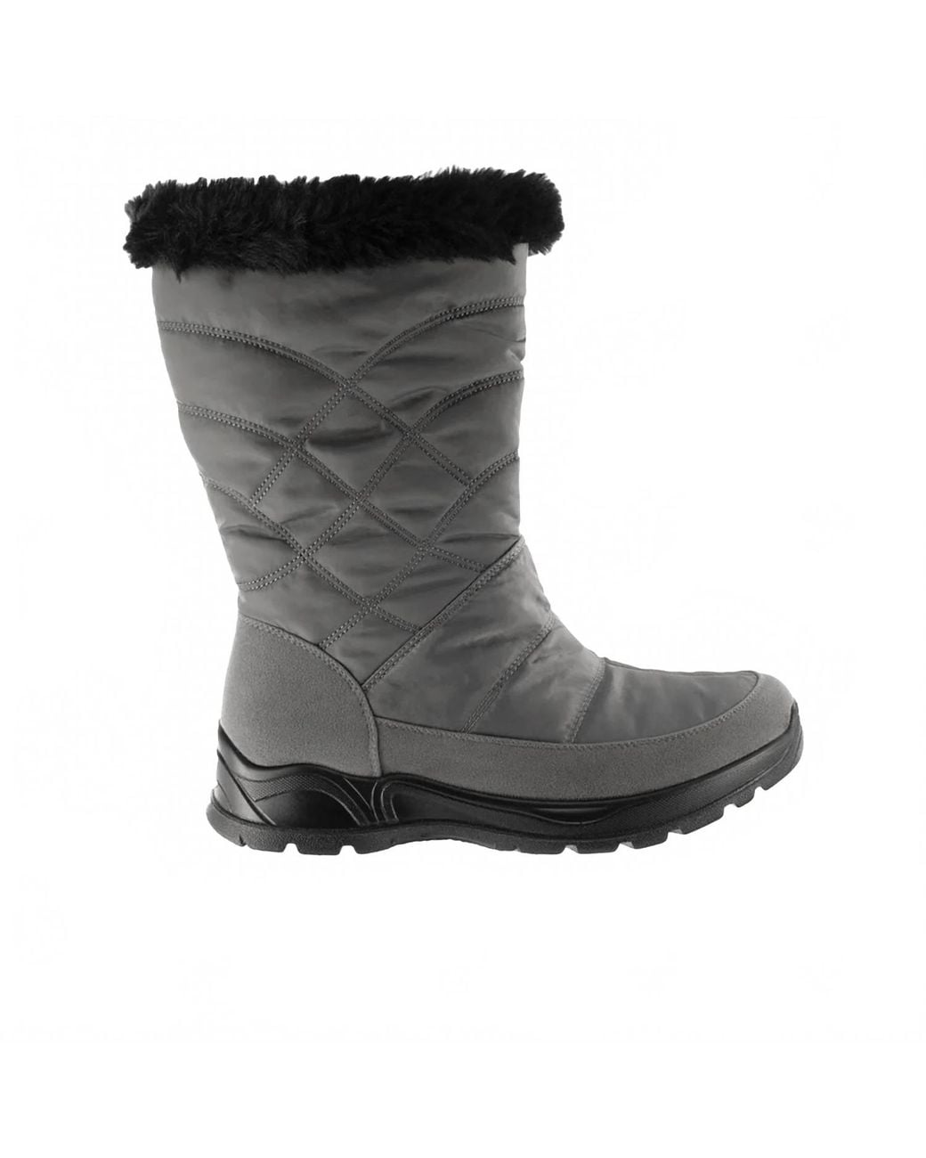Easy Street Gray Cuddle Boot