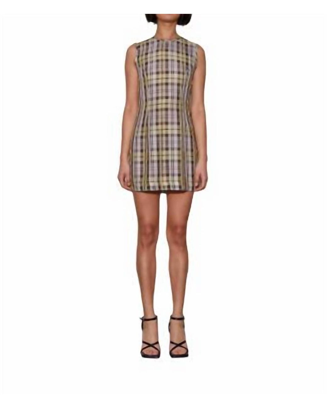Wynn Hamlyn Ava Mini Dress in Natural Lyst