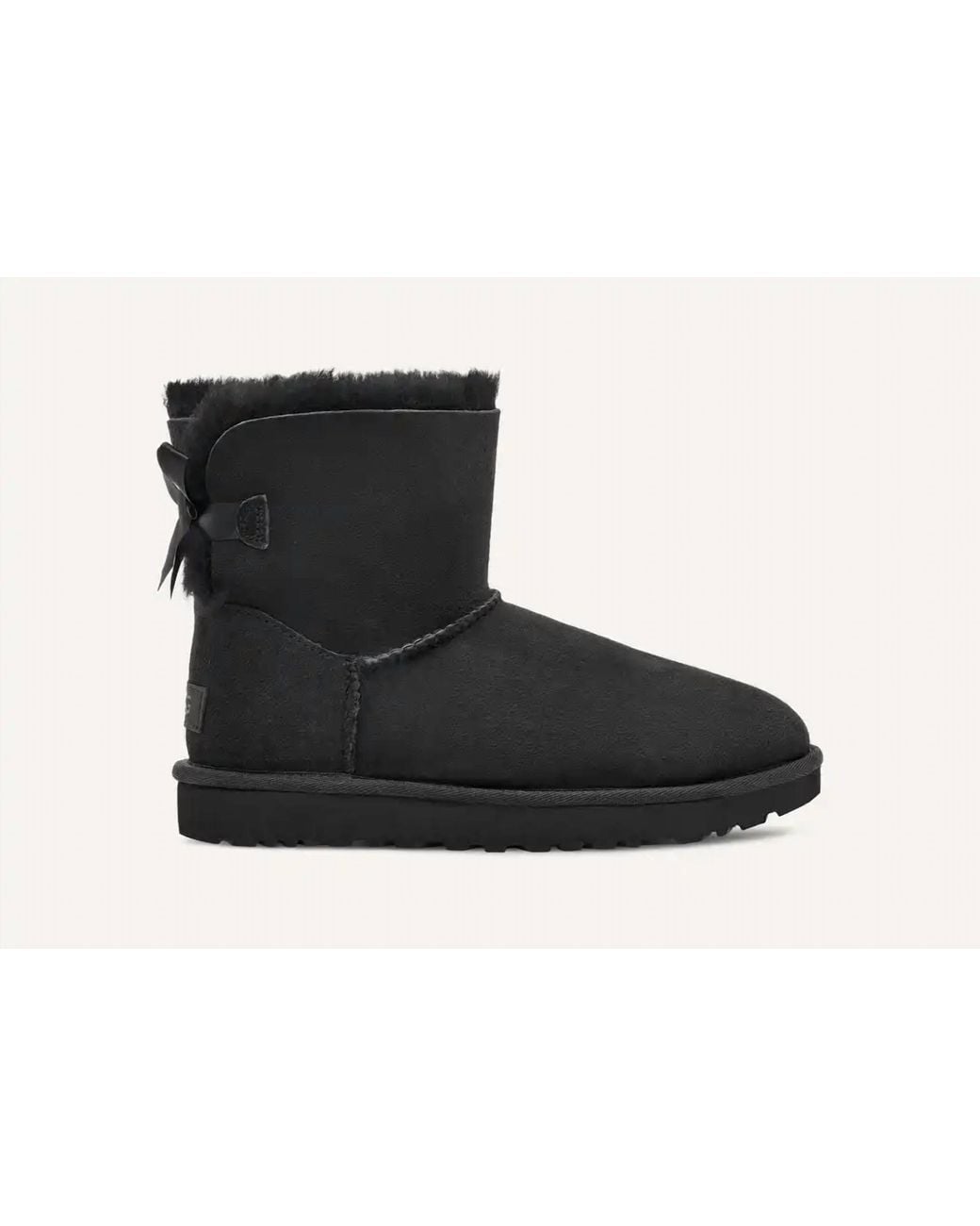 Ugg Black Mini Bailey Bow Boot