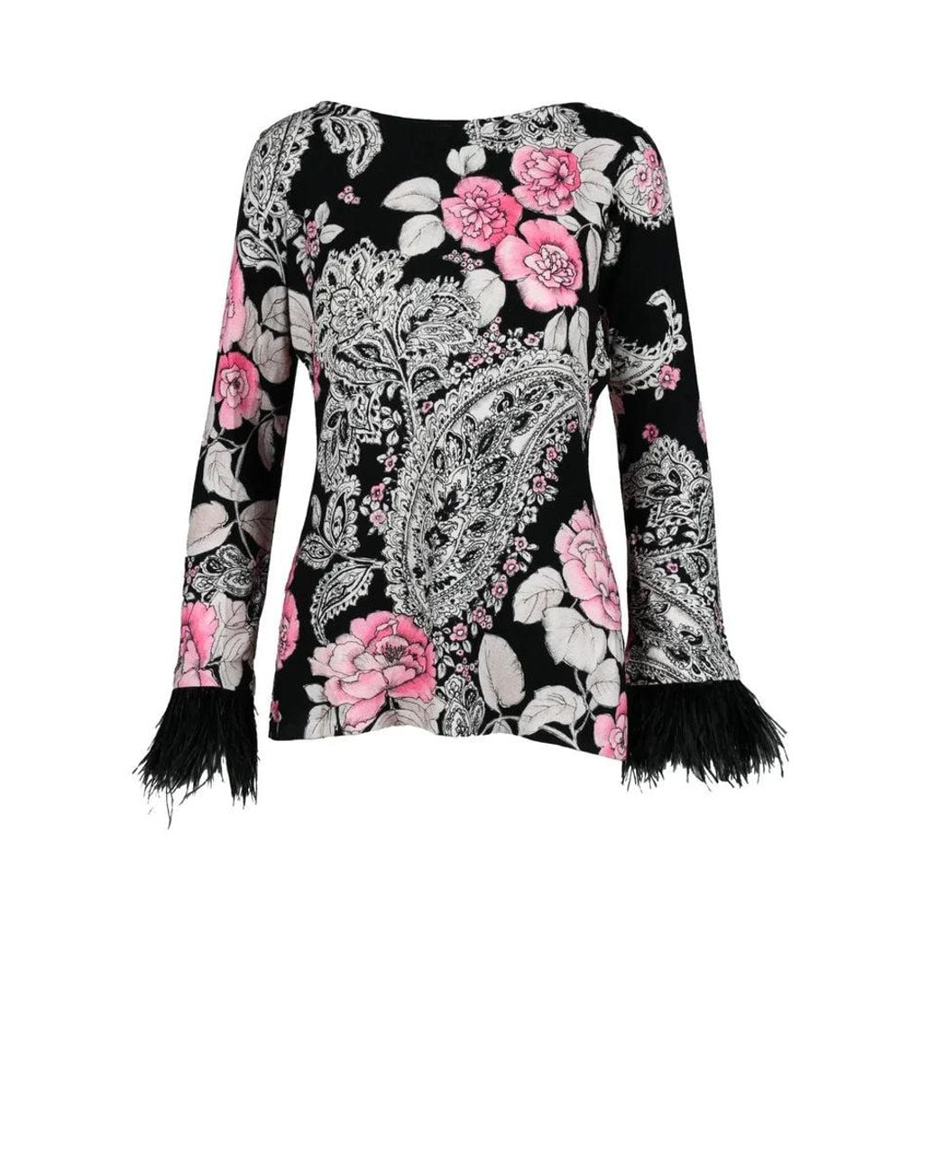 Twinset Black Underlayer Sweater With Feathers