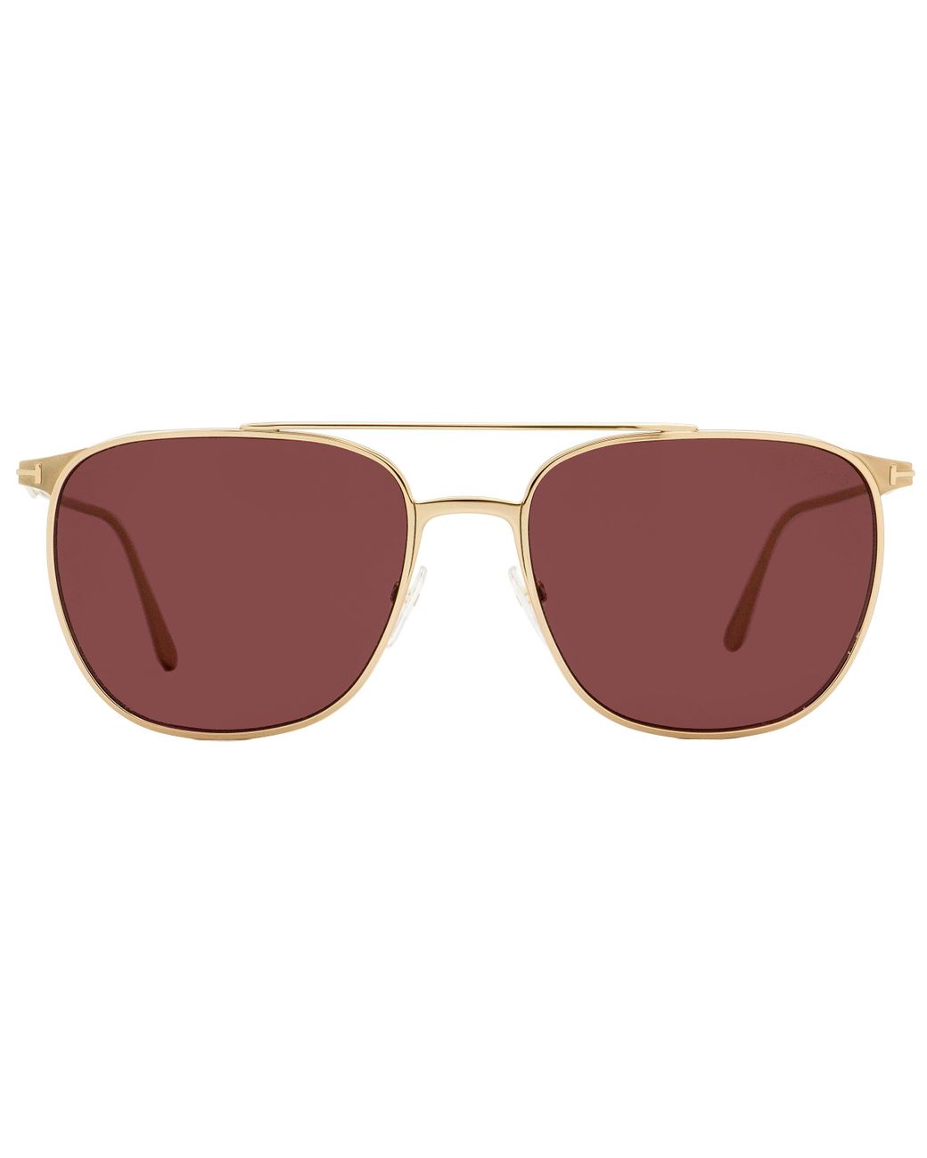 Tom Ford Square Sunglasses Tf692 Kip Gold 58mm in Black for Men | Lyst