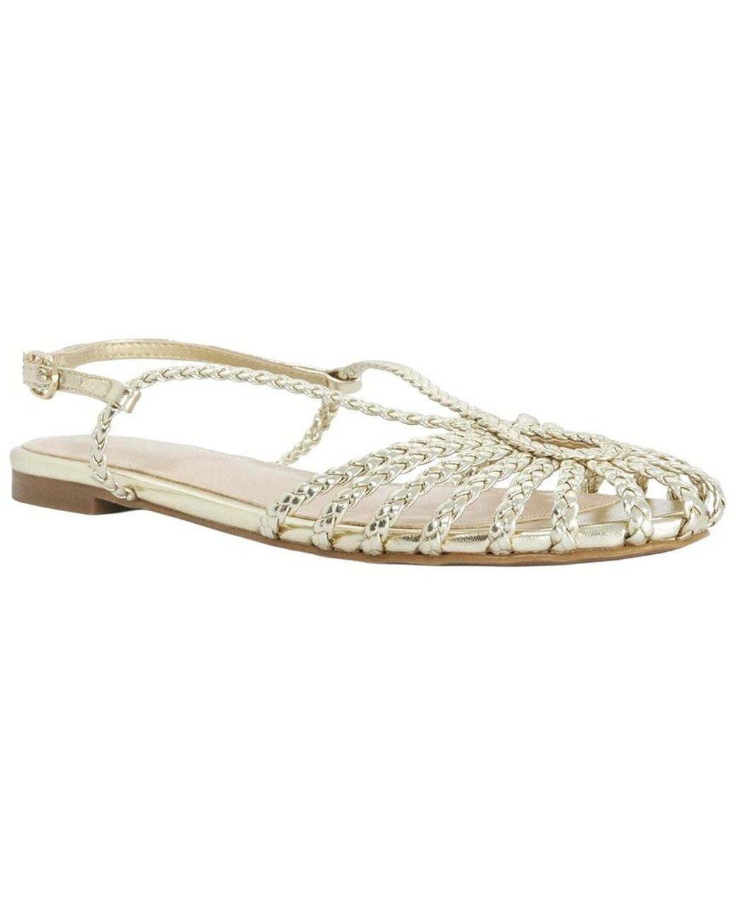 Dune Metallic Hoopla Sandal