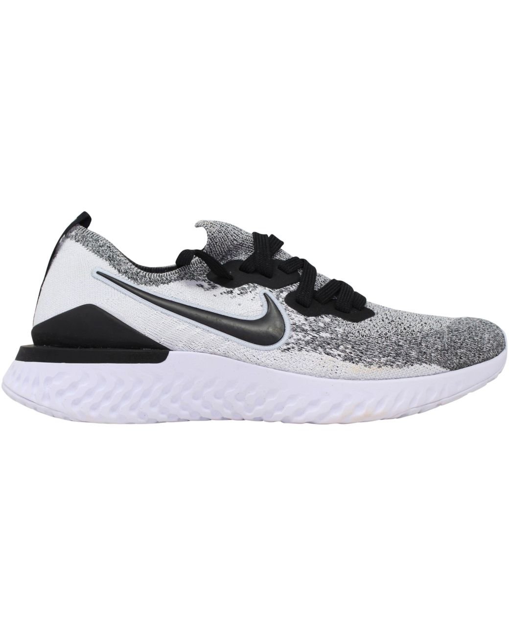 Nike Epic React Flyknit 2 /black-pure Platinum Bq8927-102 in Brown | Lyst