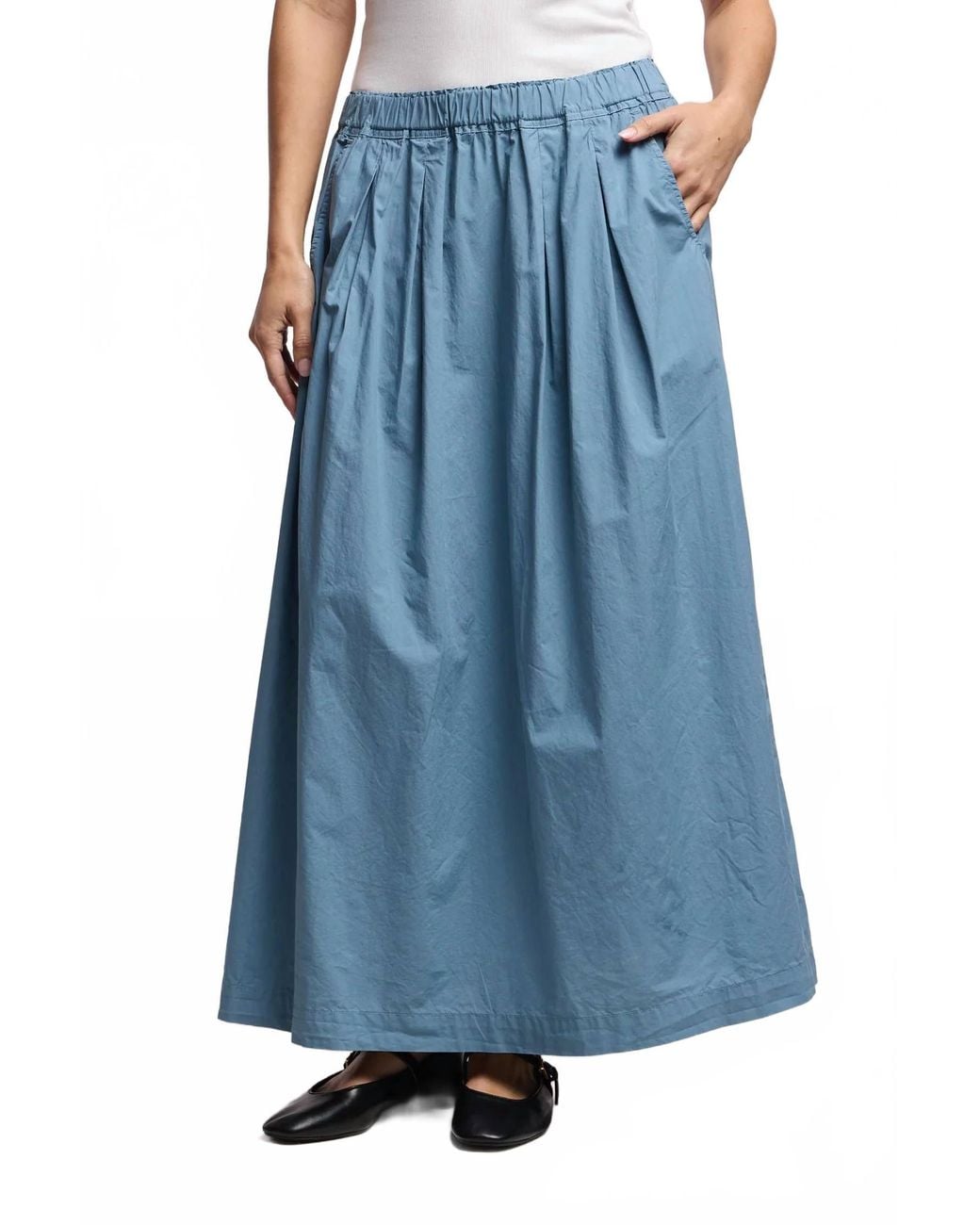 Velvet By Graham & Spencer Chessa Skirt in Blue | Lyst