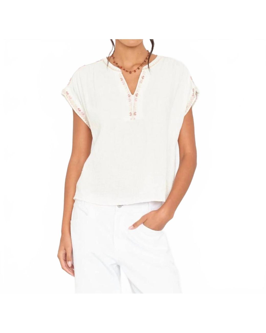 Xirena White Danika Top