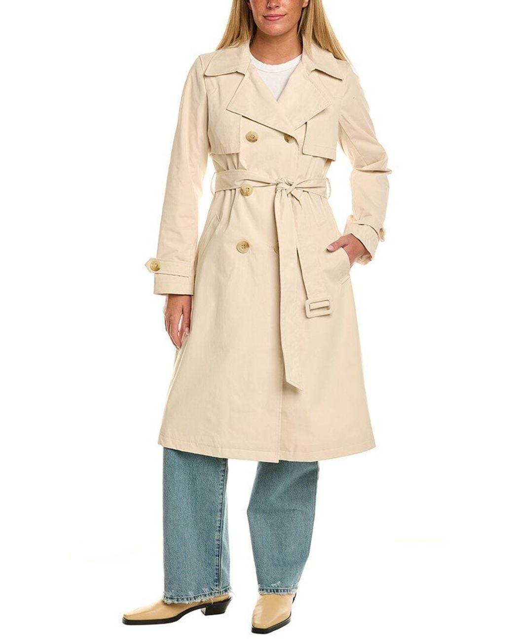Sam Edelman Natural Trench Coat