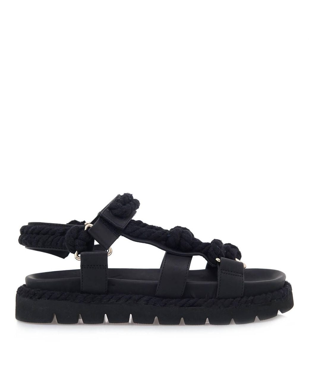 Exe' Blue Daphne Flat Sandal