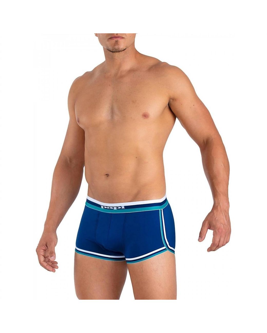 Papi Blue Retro Original Gym Short for men