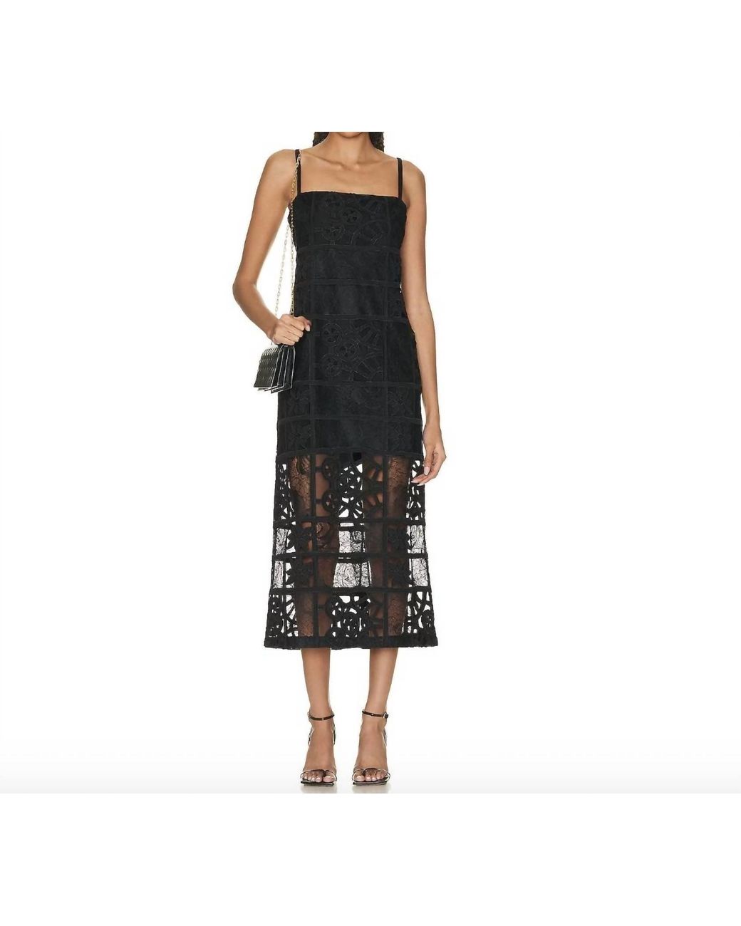 Alexis black sale lace dress