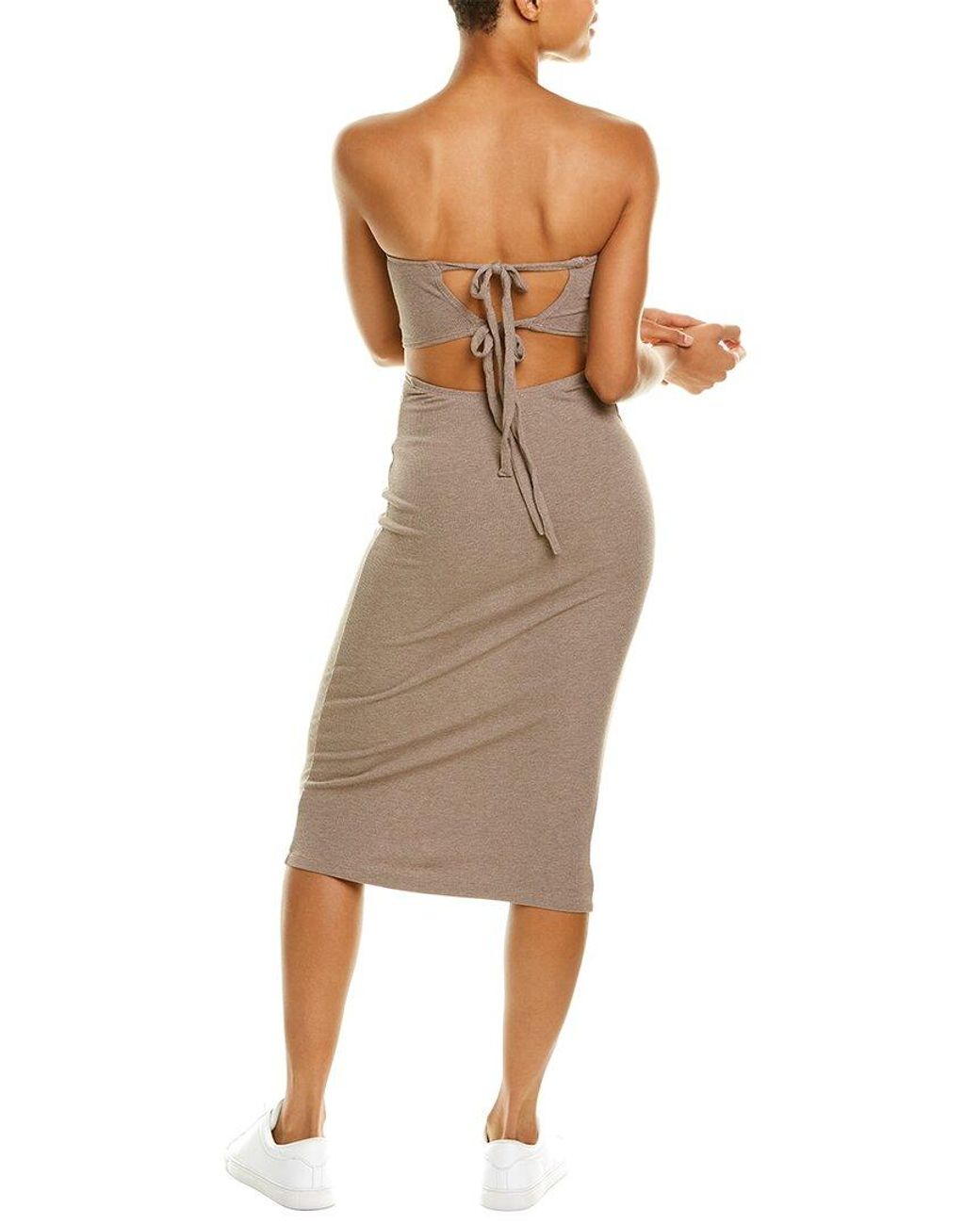 LNA Synthetic Harlee Midi Dress in 