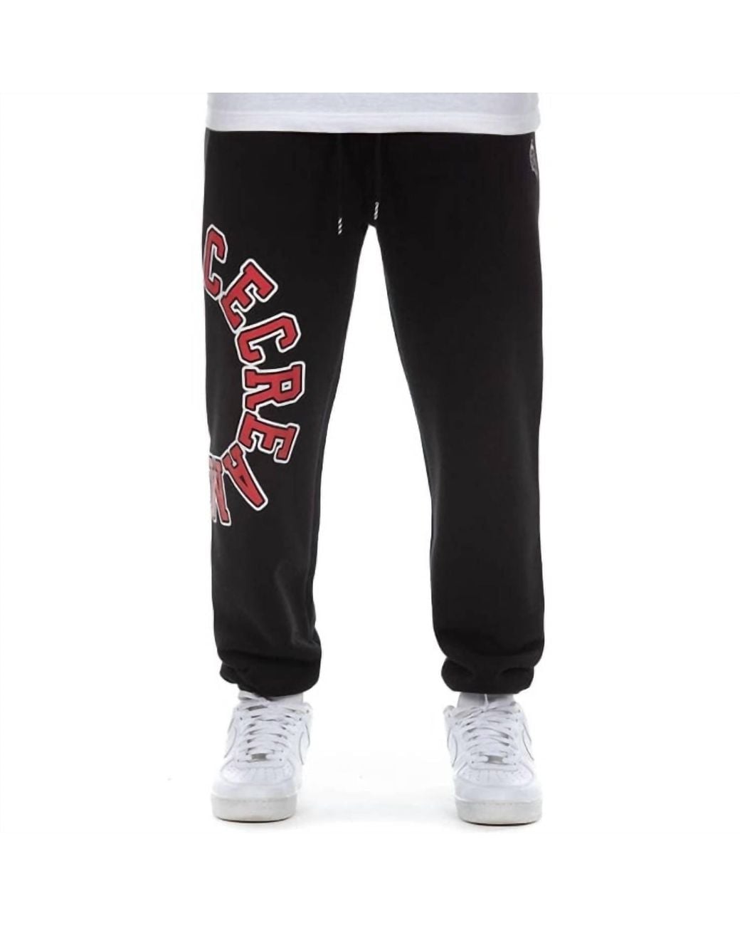 ICECREAM Black Orientation Sweatpants for men