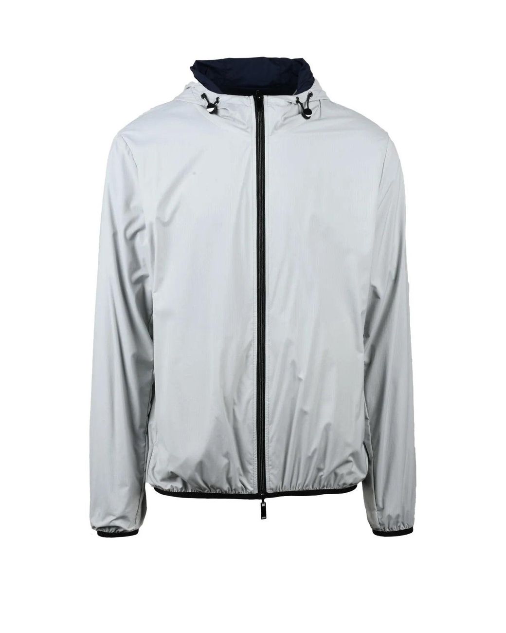 Sunstripes Gray Reversible Zip-Up Windbreaker Jacket for men