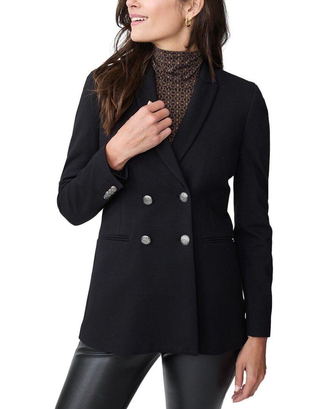 J.McLaughlin Black Marlowe Blazer