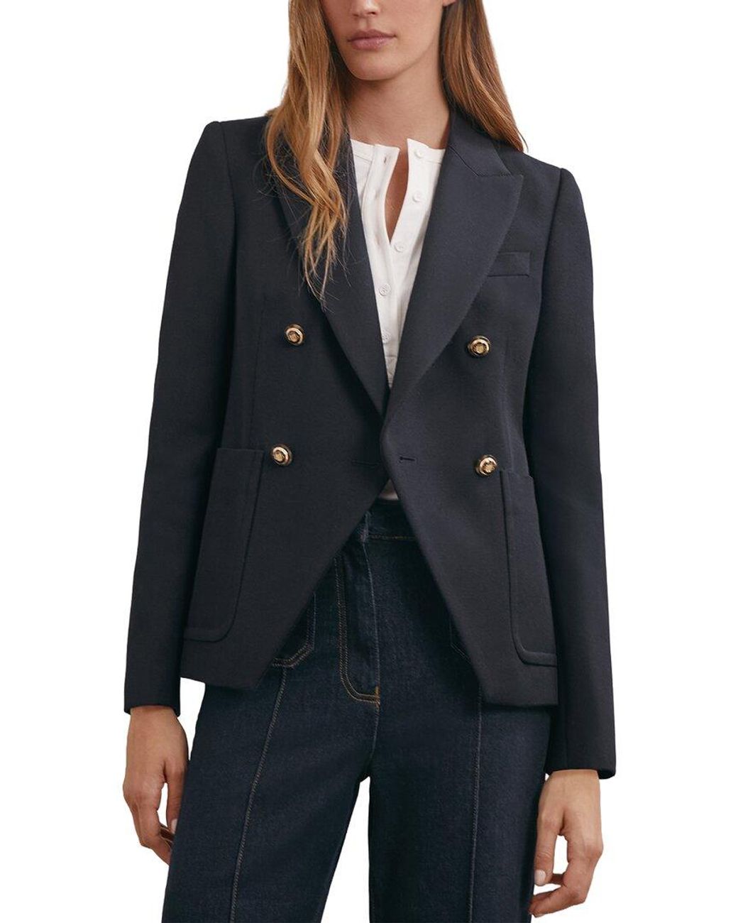 Reiss Blue Gigi Jacket