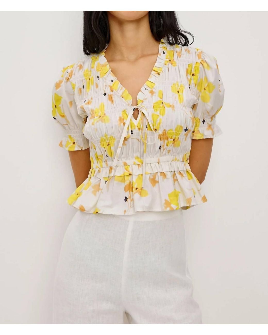 Rail Like Patterns Rails Fontaine V-Neck Top | Lyst