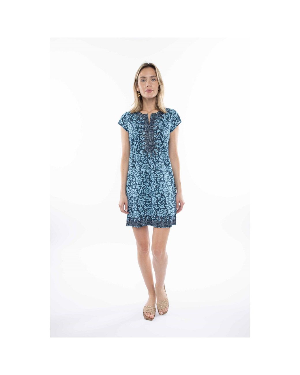 Calypso St. Barth Blue Lucy Tunic