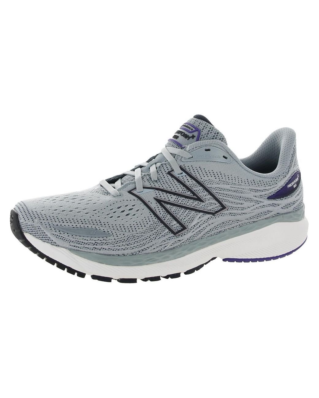 New Balance Fresh Foam 860v12 Trainers Mesh Running Shoes in Gray for