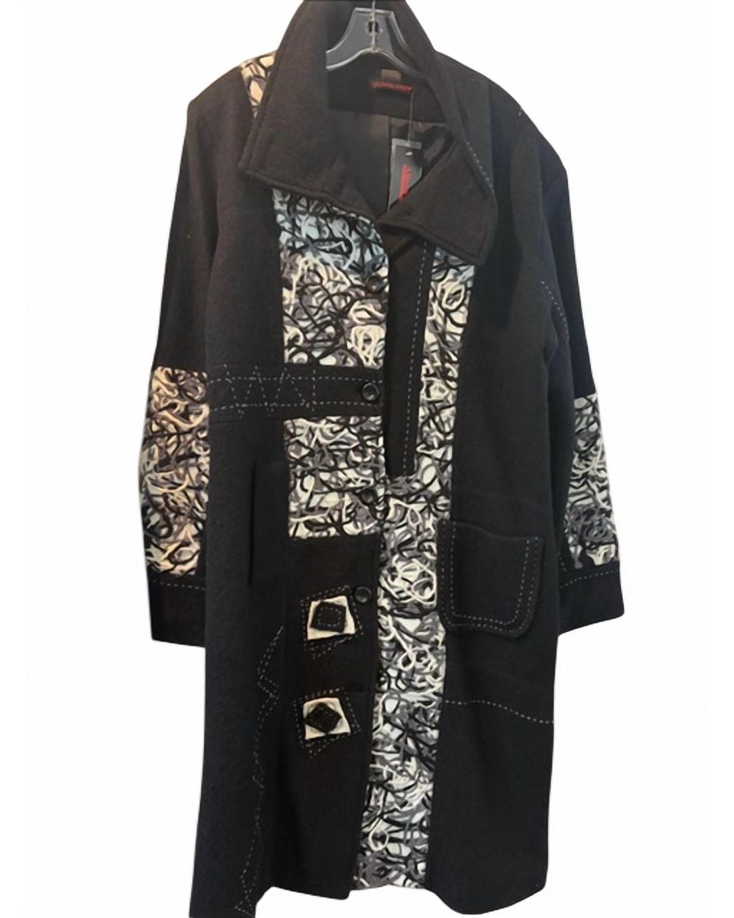Alison Sheri Boiled Wool Jacket in Black | Lyst