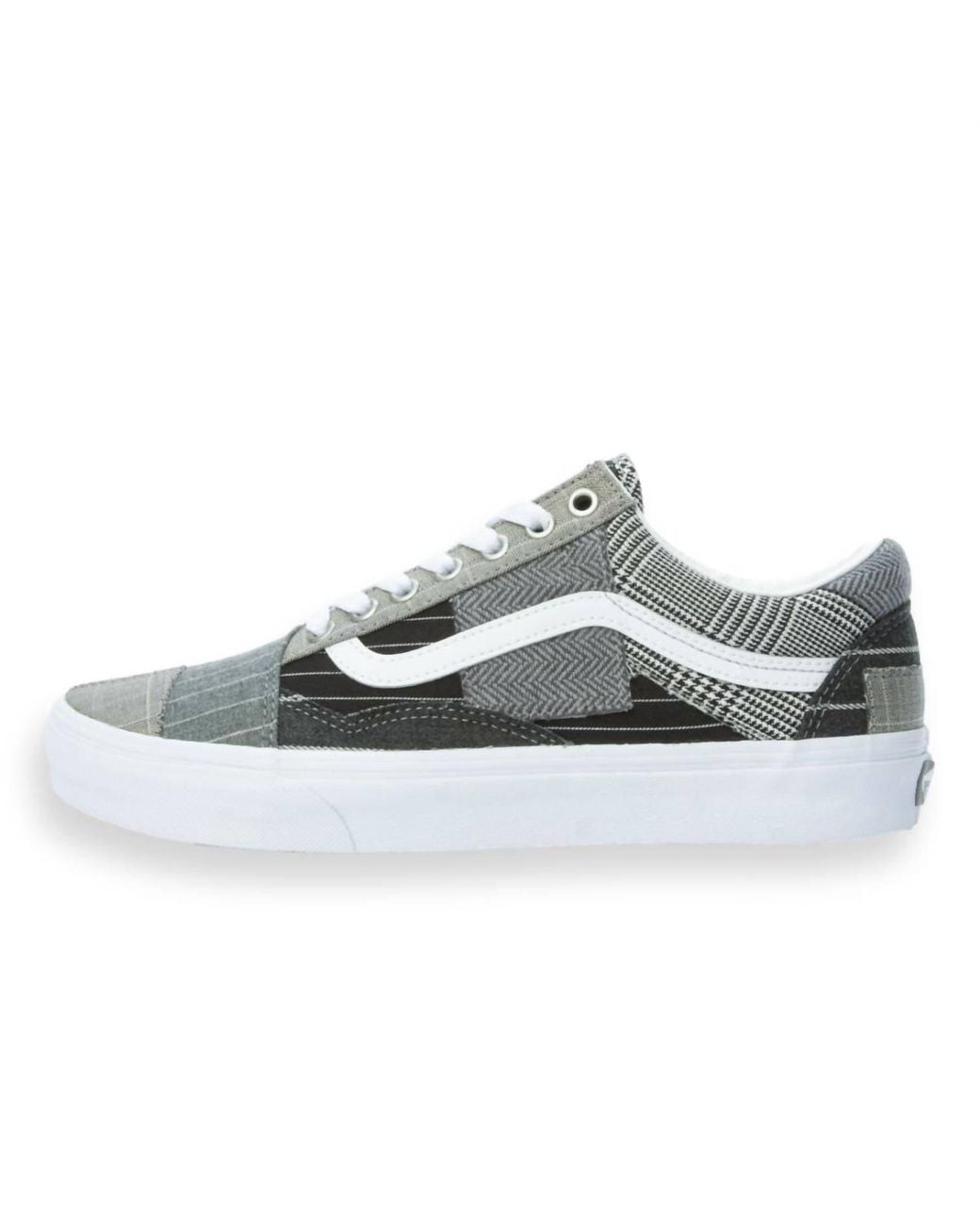 Vans Gray Old Skool Patchwork Sneakers for men