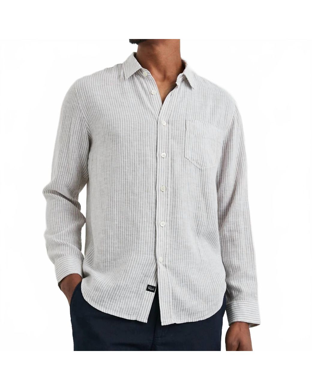 Rails Gray Connor Top for men