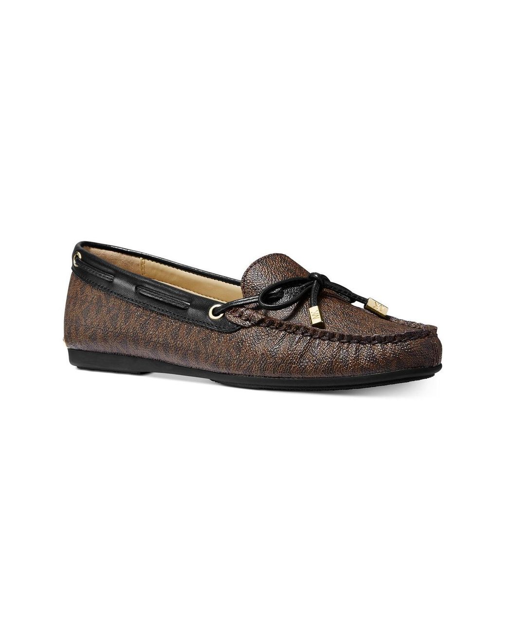 MICHAEL Michael Kors Sutton Moc Slip On Loafer Moccasins in Brown | Lyst