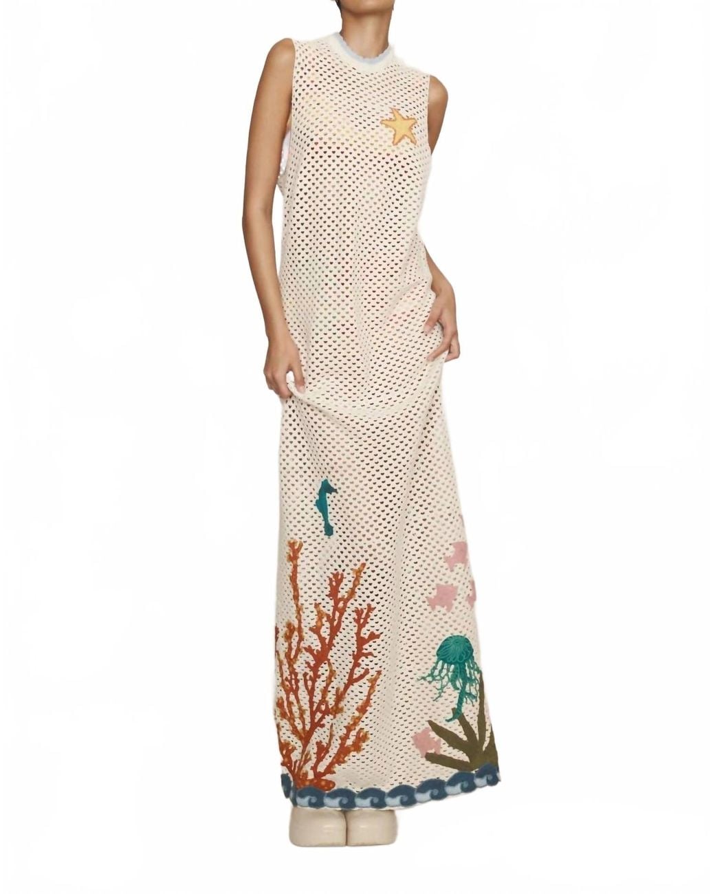 maison martin margiela white dress Maison Martin Margiela Long Tank Dress - Cotton Knee-Length White by Maison  Martin Margiela