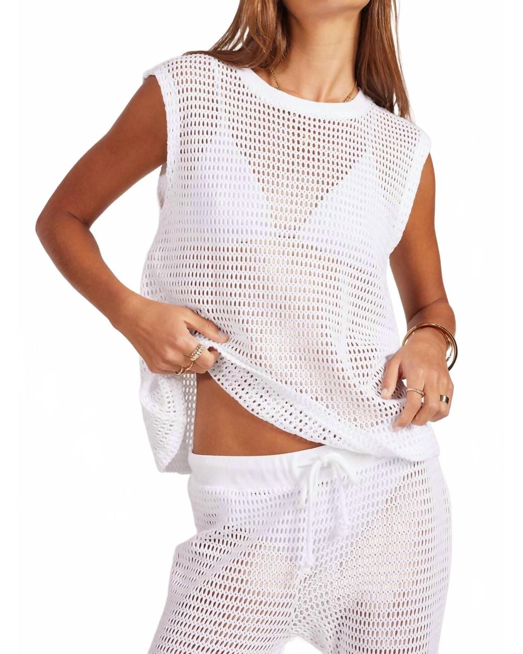 Bobi White Muscle Tee