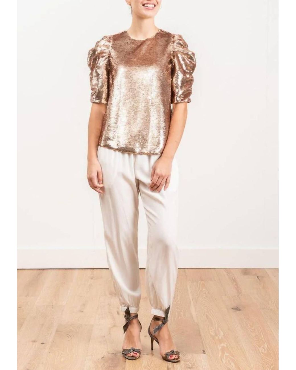 Ulla johnson sequin top outlet