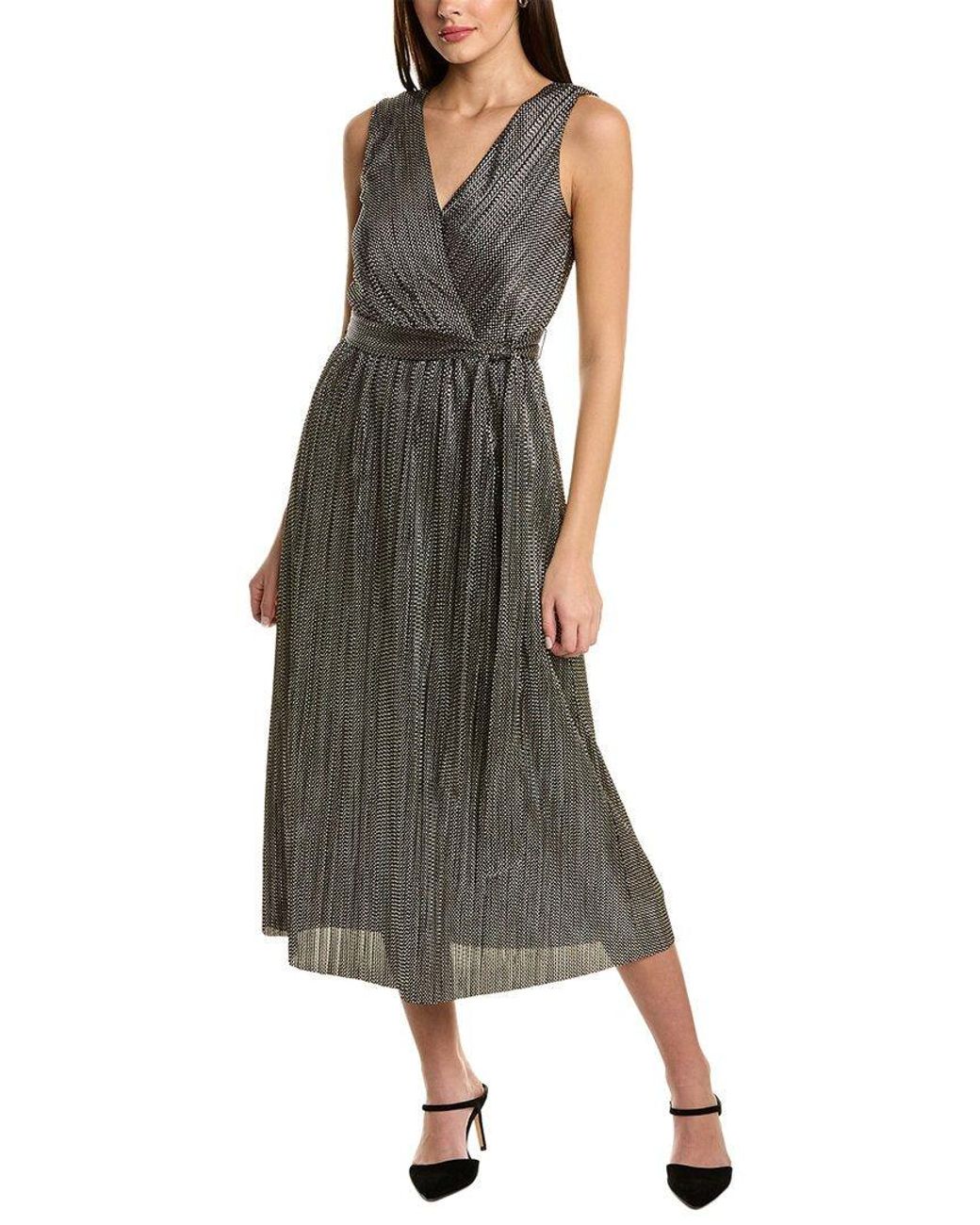 Bcbg surplice hotsell midi dress