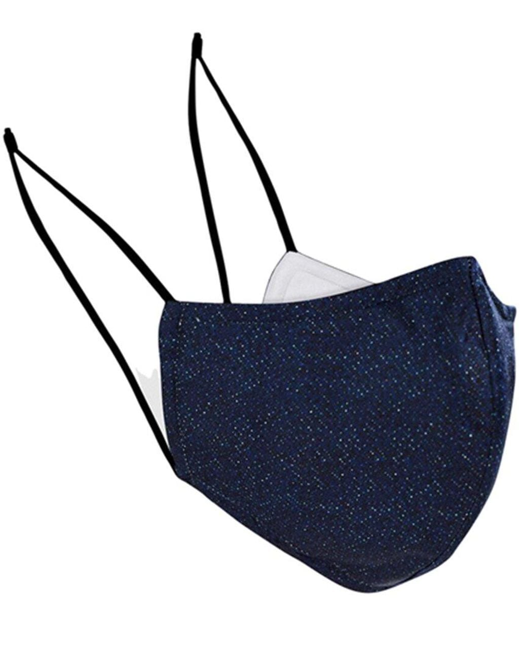 Reiss Blue Silk-Blend Mask