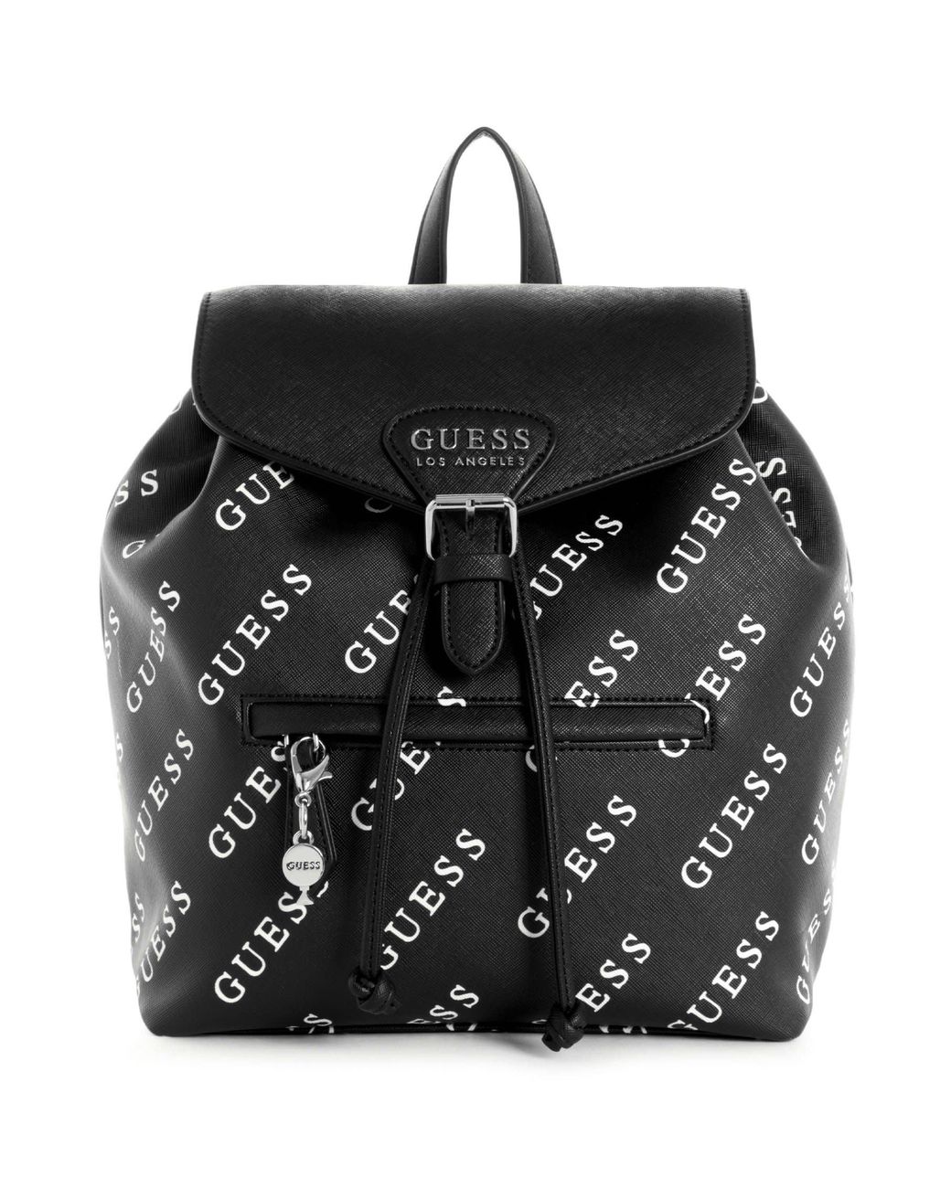 Guess Factory Luella Logo Backpack in Black | Lyst