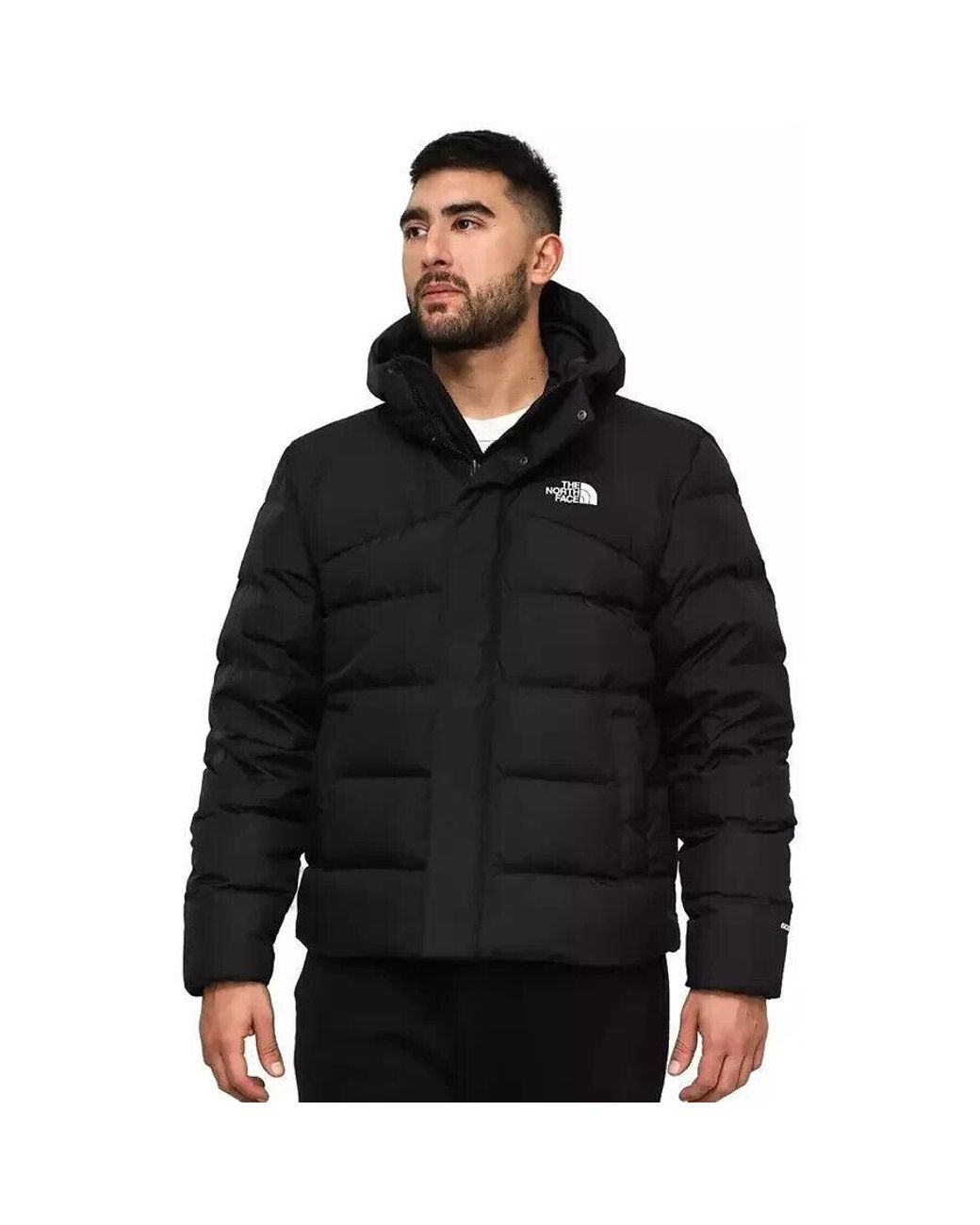The North Face Baltic Down Puffer Hoodie Jacket in Black for The North Face Baltic Down Puffer Hoodie Jacket in Black for