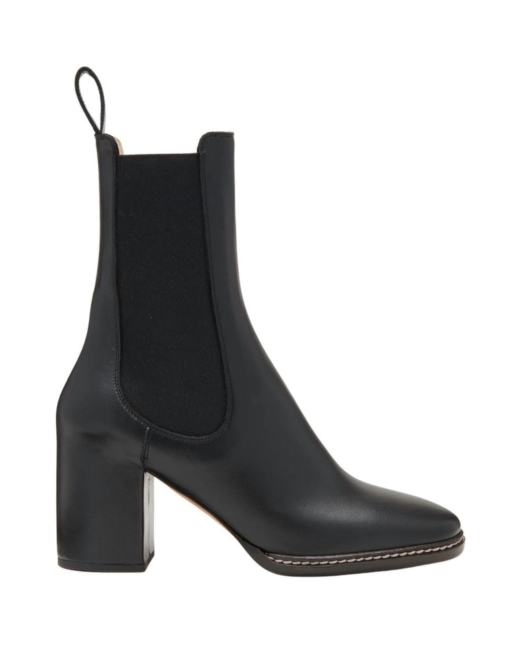 Ulla Johnson Black Taryn Chelsea Boot
