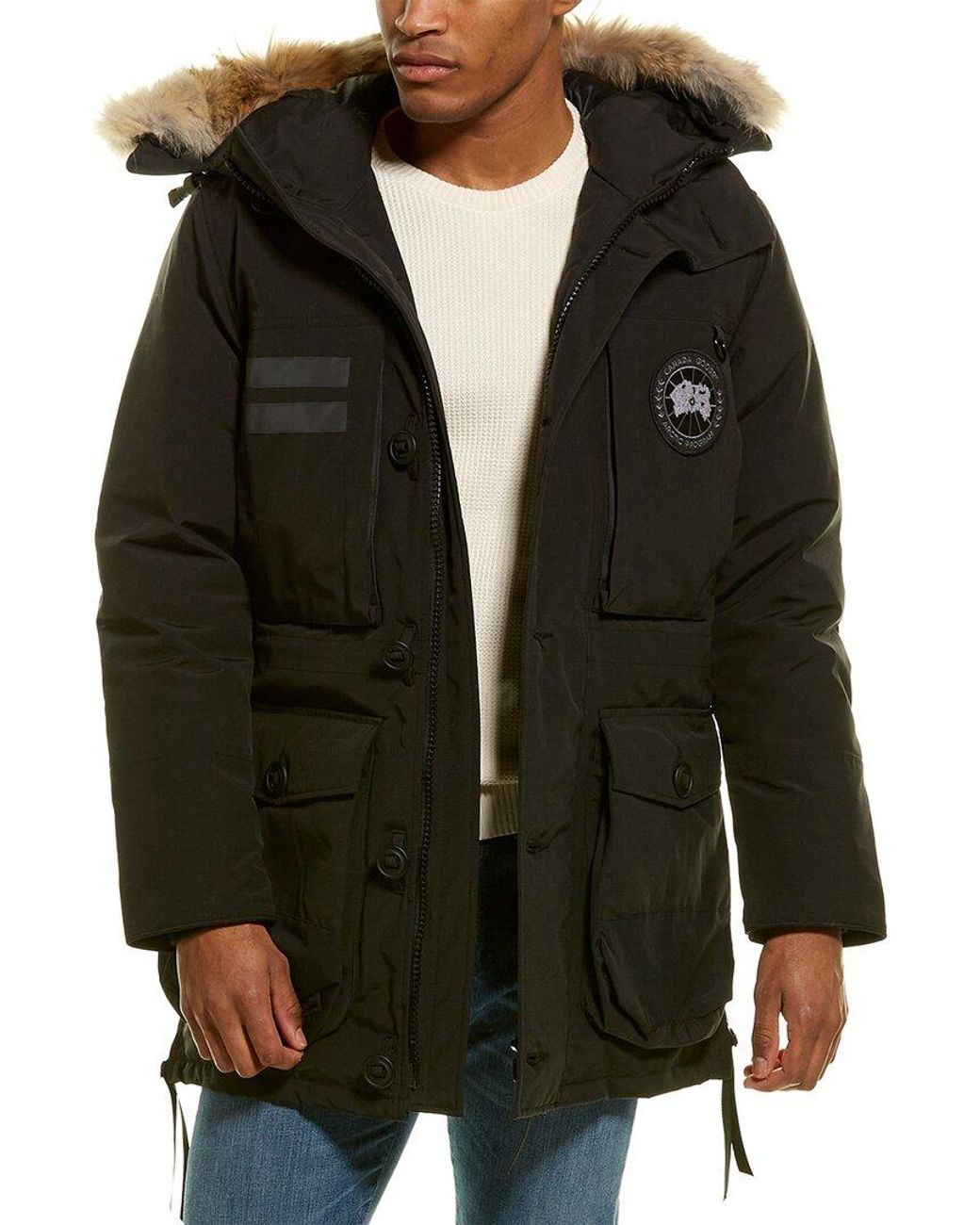 Canada Goose Macculloch Label Down Parka in Black for Men | Lyst