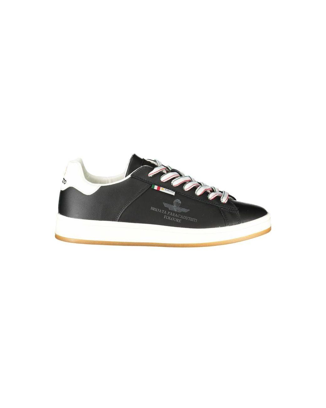 Esercito 1659 Black Leather Sneaker for men