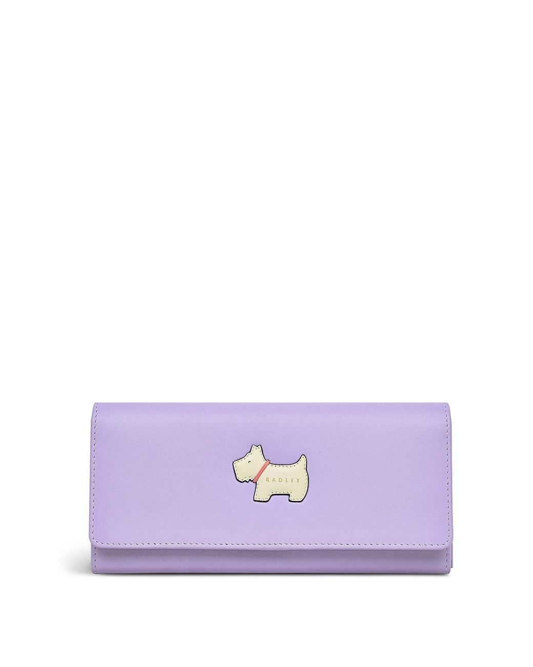 Radley Heritage Radley Large Flapover Wallet in Purple Lyst