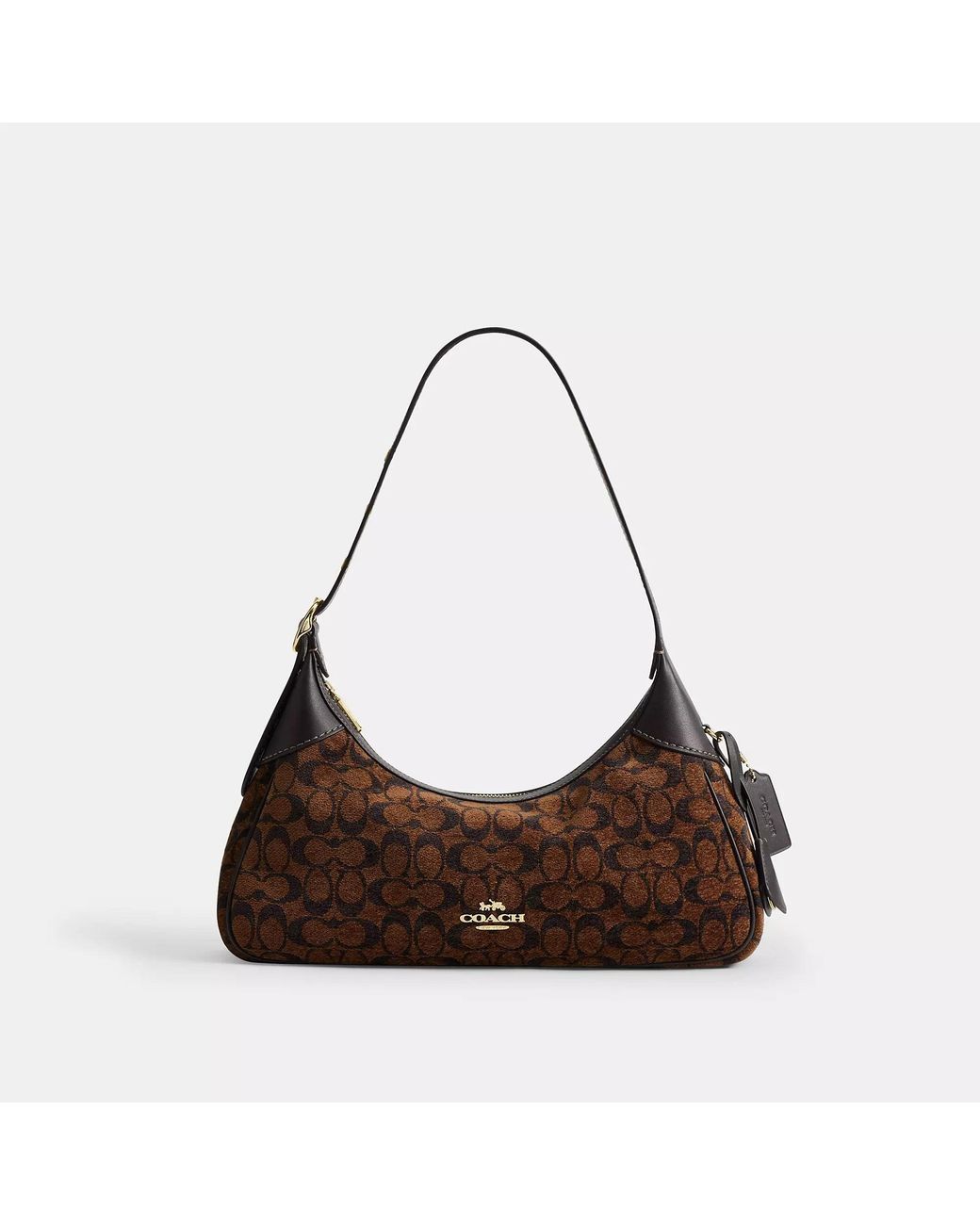 COACH Brown Ella Small Shoulder Bag
