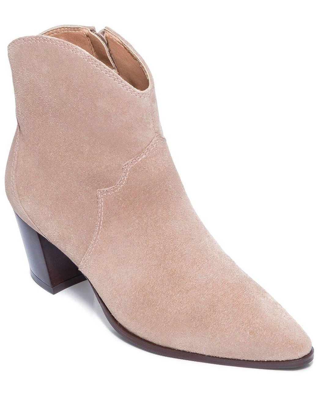 Bernardo Natural Frisco Suede Boot